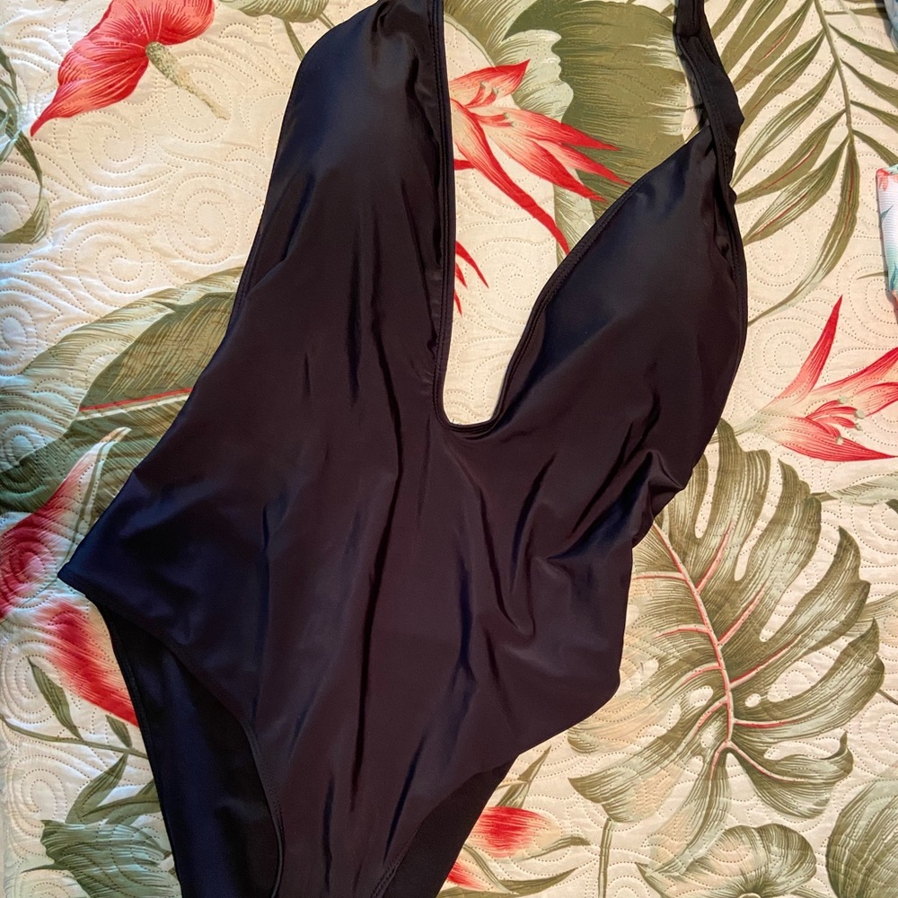 Plunging Neckline One Piece